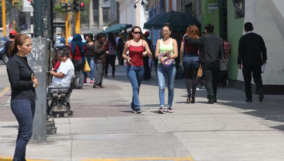 En Lima Oeste la temperatura máxima llegaría a 22°C, mientras que la mínima sería de 17°C.(GEC)