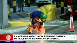 La Molina: retiran garitas de peaje en Separadora Industrial