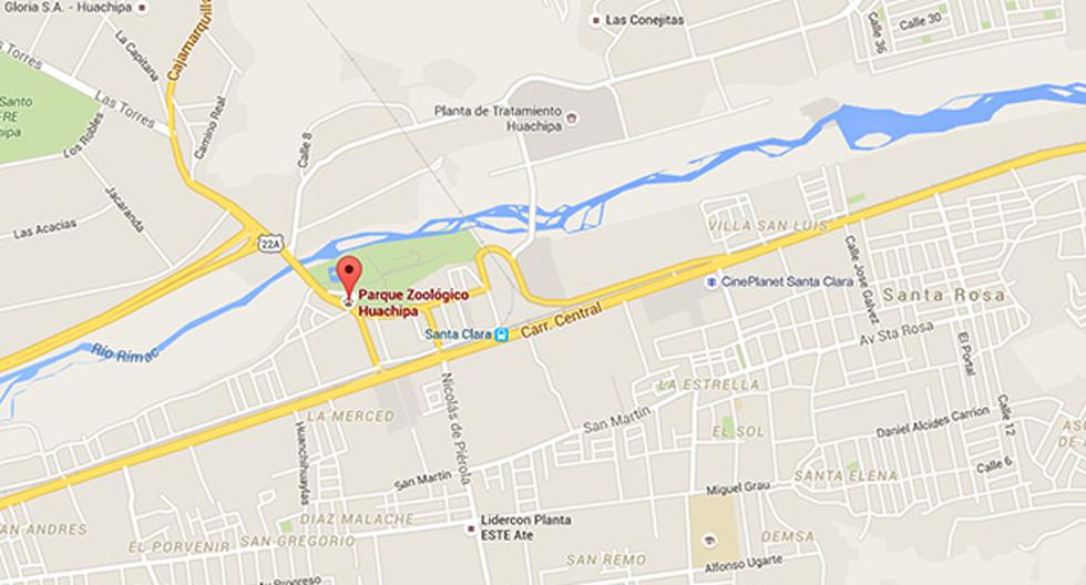Dos obreros murieron asfixiados en Huachipa, confirmó la Policía Nacional. (Foto: Google Maps)