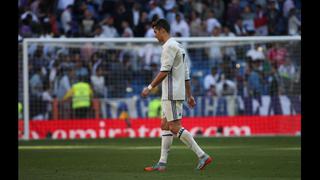 Cristiano Ronaldo: lamento y decepción por empate del Madrid