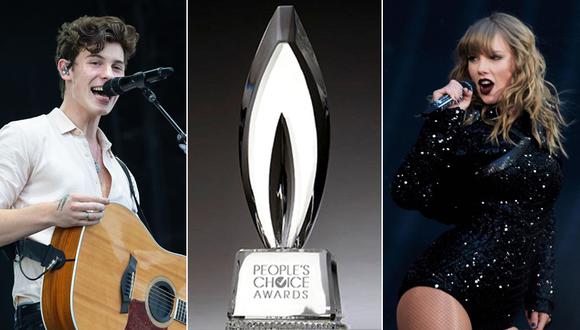 Shawn Mendes y Taylor Swift entre los nominados a los People's Choice Awards 2018. (Fotos: Agencias)
