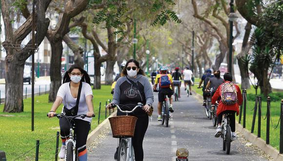 El uso de la bicicleta se ha incrementado durante la pandemia de COVID-19. (Foto: Jessica Vicente/GEC)