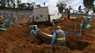 Brasil registra más de 1.300 muertes por coronavirus en 24 horas por quinta vez en diez días 