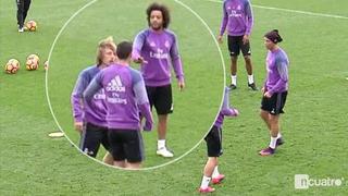 Real Madrid: James se molestó con Modric por una dura entrada