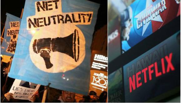 La decisión de ponerle fin a la neutralidad de la red generó protestas en Estados Unidos.