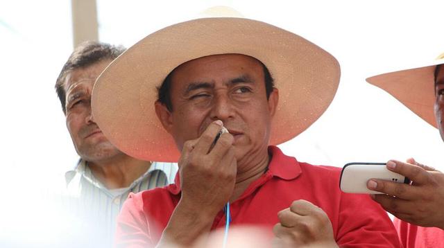 Goyo Santos dio primer mitin en Cajamarca con parálisis facial - 1