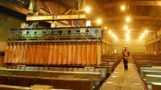 Producción peruana de cobre cae 1,5% interanual en agosto 