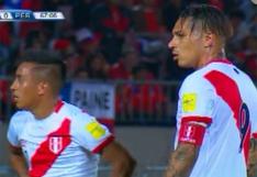 ¿Paolo Guerrero le reclamó a Christian Cueva tras fallar gol ante Chile?