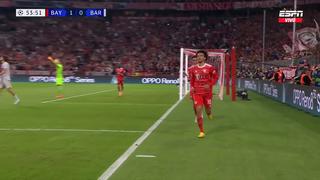 En menos de cinco minutos: goles de Hernández y Sané para el Bayern vs. Barcelona | VIDEO