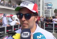 F1 Gran Premio de México: Sergio 'Checo' Pérez manifestó su molestia tras retirarse de la carrera | VIDEO