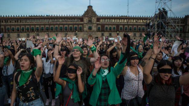Ciudad de México ha tenido en las últimas semanas múltiples manifestaciones de mujeres en contra de la violencia de género. (Getty Images).