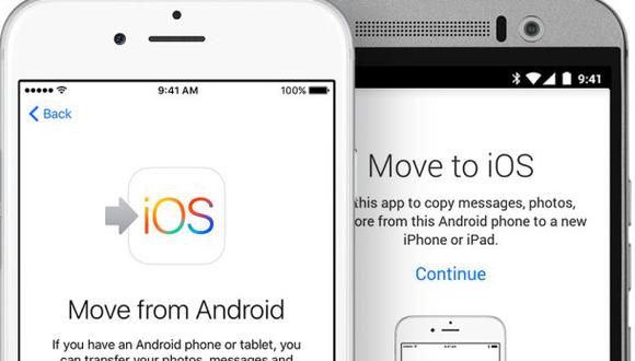 Apple lanza app que permite mover información de Android a iOS