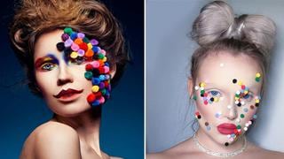 Trend alert: Maquillaje con pompones