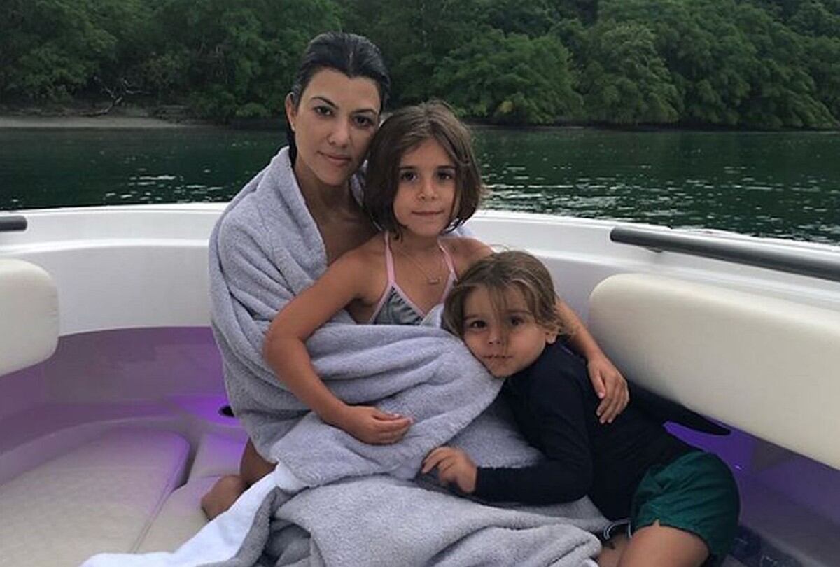 Kourtney Kardashian viajó con dos de sus hijos y las imágenes demuestran que la pasaron muy bien en Idaho. (Foto: Instagram)