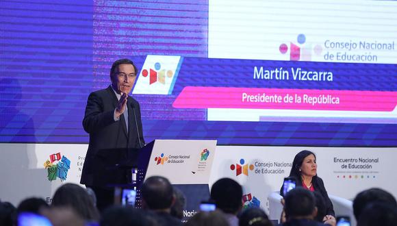Martín Vizcarra pidió a las alcaldesas de todo el Perú que trabajen junto al Ejecutivo en favor de la ciudadanía. (Foto: Difusión)