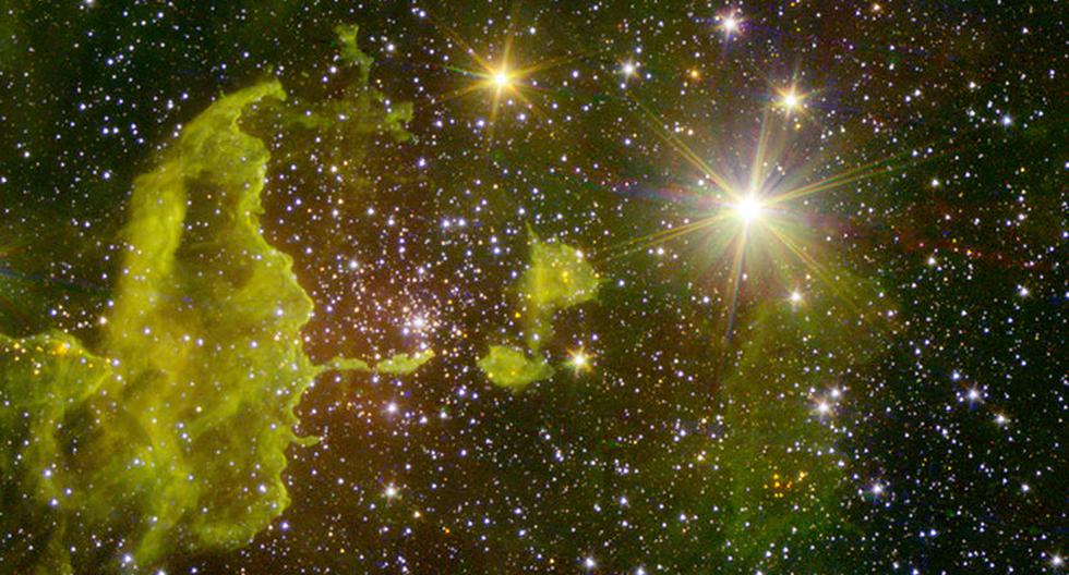 La ara&ntilde;a espacial. (Foto: NASA/JPL-Caltech/2MASS)
