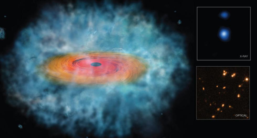 Semillas de agujeros negros. (Foto: NASA)