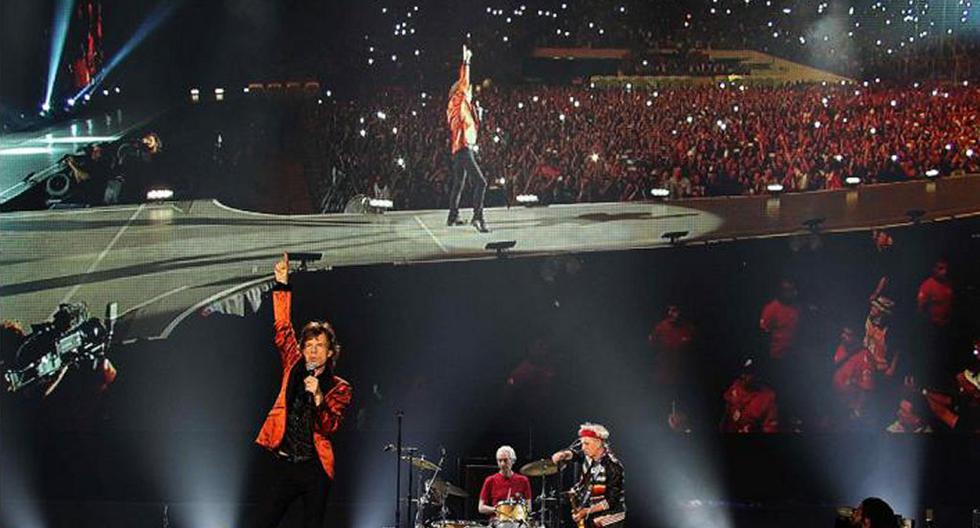 Los Rolling Stones sorprendieron a fans peruanos al compartir video que resume el show que brindaron en nuesro país hace un año. (Foto: Efe)