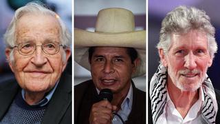 Noam Chomsky y Roger Waters entre los artistas e intelectuales que apoyan a Pedro Castillo