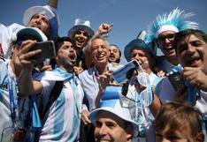 Argentina vs. Islandia: la pasión de los hinchas albicelestes en Moscú [FOTOS]