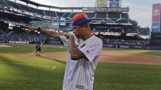Neymar practicó béisbol en Nueva York y este fue el resultado