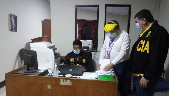 Piura: el material incautado será analizado como parte de la investigación que se le sigue por el delito de cohecho pasivo propio en el ejercicio de la función policial. (Foto: MP)