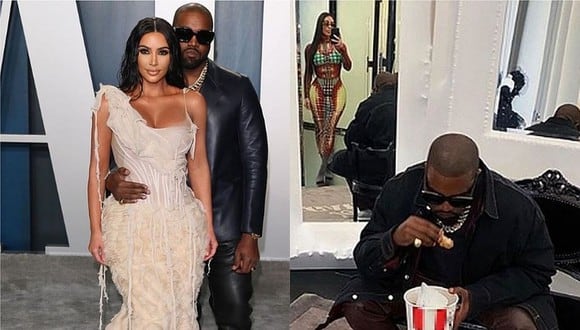 Sin deja el glamour de lado, Kim Kardashian llegó con Kanye West a un conocido local de comida rápida. (Foto: Instagram)