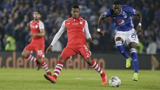 Millonarios igualó 1-1 frente a Santa Fe en el clásico de la Liga Águila de Colombia