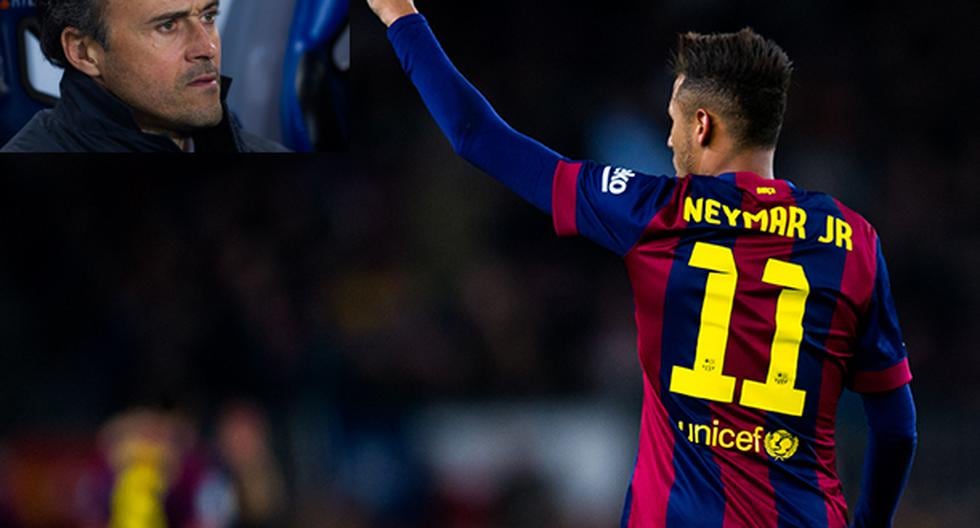Neymar señaló que todo marcha bien con Luis Enrique. (Foto: Getty Images)