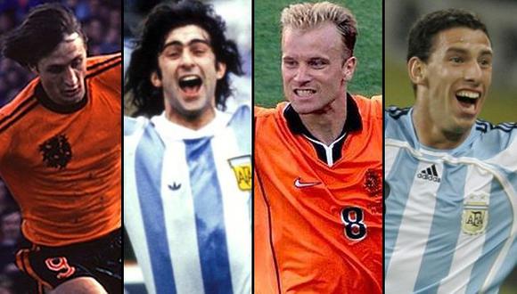 Holanda vs. Argentina: partido con mucha historia en mundiales