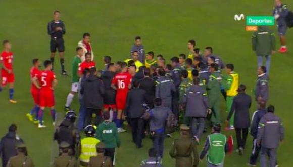 Bolivia le ganó 1-0 a Chile en el Hernando Siles y sumó 13 puntos en la tabla. (Foto: captura).