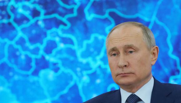 Vladimir Putin acusa a países occidentales de utilizar a Alexei Navalny para “contener” a Rusia. (Foto: Mikhail Klimentyev / SPUTNIK / AFP).