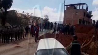 Apurímac: enfrentamiento entre policías y comuneros en corredor minero dejaun herido | VIDEO