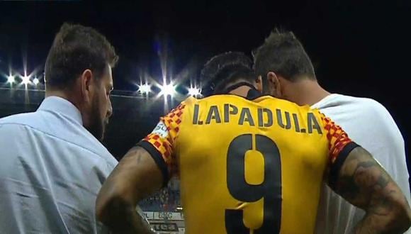 Gianluca Lapadula debutó en la Serie B de Italia | Foto: Captura de pantalla.