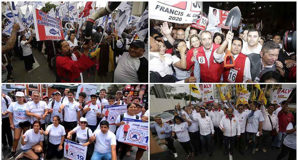 Los partidos que participan de las elecciones están obligados a cerrar sus campañas este jueves. (Fotos: GEC)