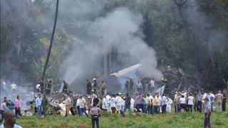 Las primeras imágenes del trágico accidente de avión en Cuba [FOTOS]