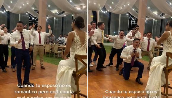 La singular boda se volvió viral en TikTok y generó divertidos comentarios al respecto. | FOTO: @ingridgaldos1 / TikTok