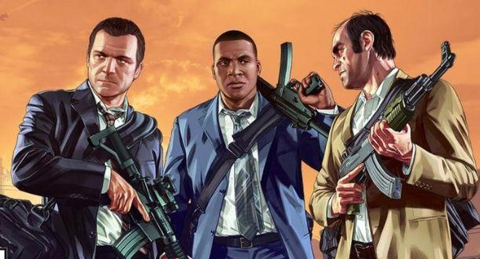 Michael, Franklin y Trevor protagonizan GTA V. (Take-Two Interactive)
