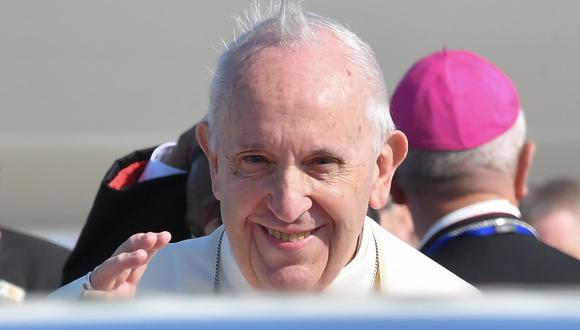 Viaje número 24 del Santo Padre al extranjero ocurre en un momento muy peligroso para la Iglesia católica, sacudida sórdidas revelaciones de abusos sexuales. (Foto: AFP)