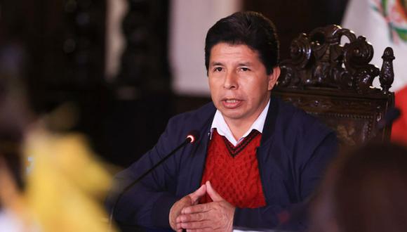 El presidente Pedro Castillo cuestionó que haya personas que respaldan a "golpistas" "por una migaja". (Foto: Presidencia Perú)
