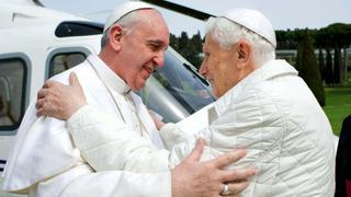 Benedicto XVI: "Mi última tarea es sostener a Francisco"