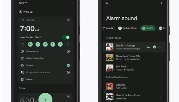 La app Reloj te permitirá grabar tus propias alarmas. (Foto: Play Store)