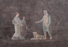 Descubren en Pompeya frescos inspirados en la guerra de Troya