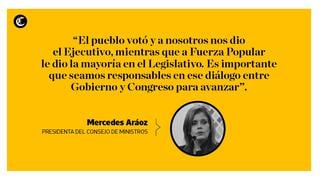 La primera entrevista de Mercedes Aráoz como premier [Frases]