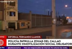 Coronavirus en Perú: Policía recorre zonas del Callao durante el estado de emergencia