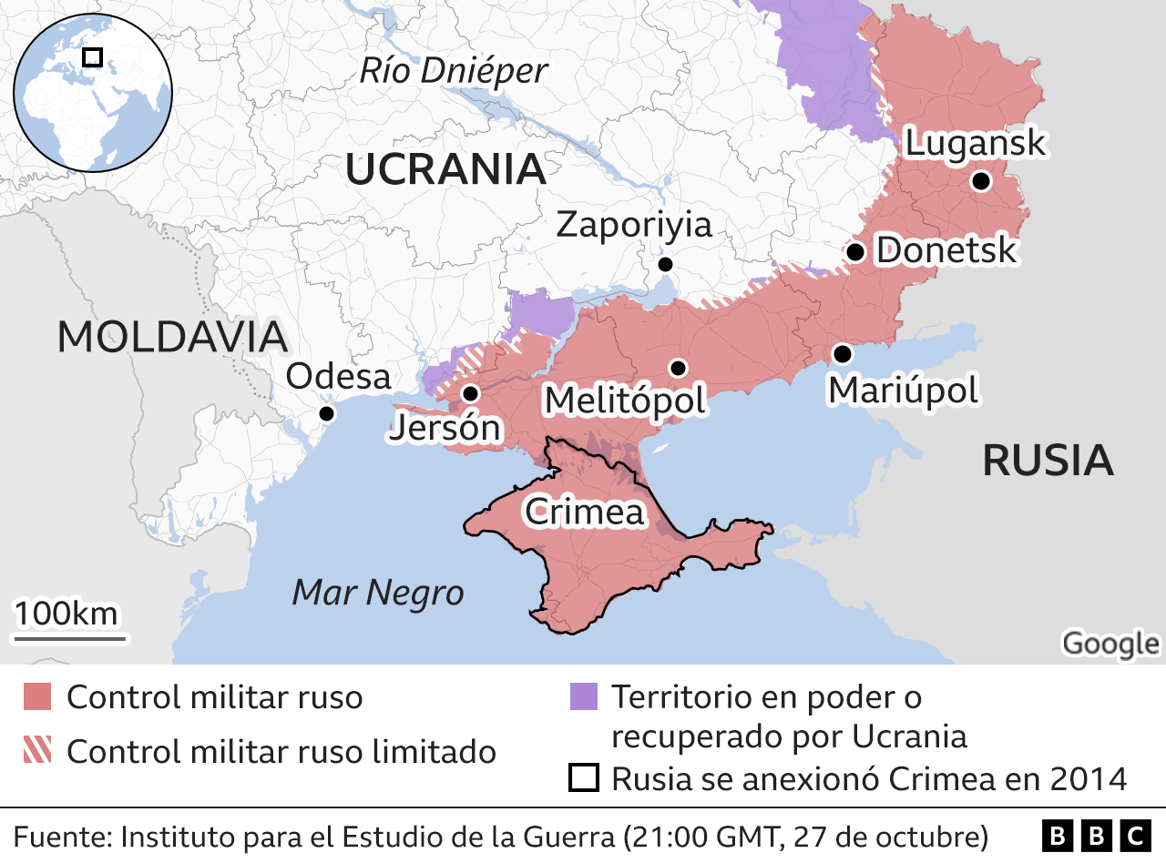 Map of Ukraine and neighboring countries