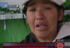 Arequipa: madre de bebé robado decepcionada con resultado de ADN