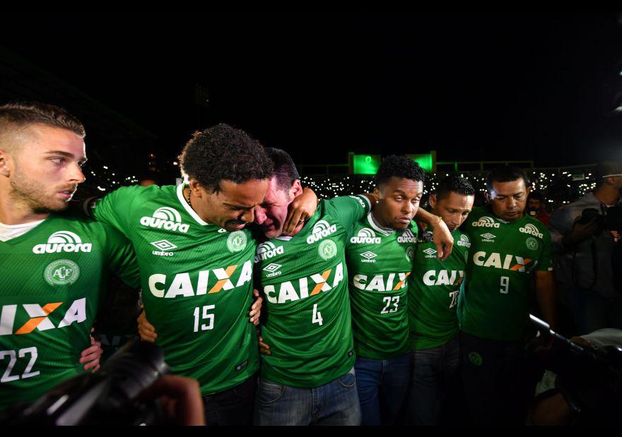 Chapecoense: las conmovedoras imágenes de los homenajes - 2