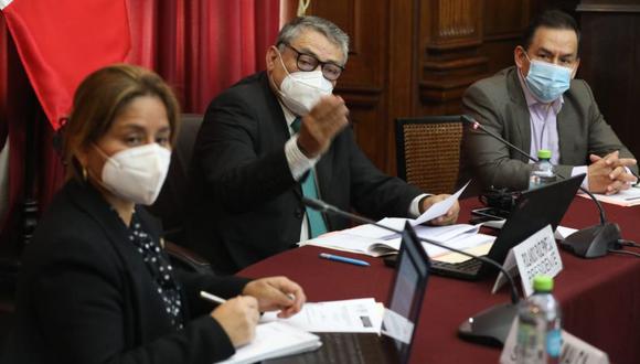 La comisión especial del TC es presidida por Rolando Ruiz (Acción Popular). El vicepresidente es José Vega (UPP) y la secretaria, Tania Rodas (APP). Esta última fue retirada por su bancada. (Foto: Congreso)