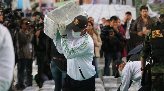 Presentación de las 7.6 toneladas de droga halladas en Trujillo - 6